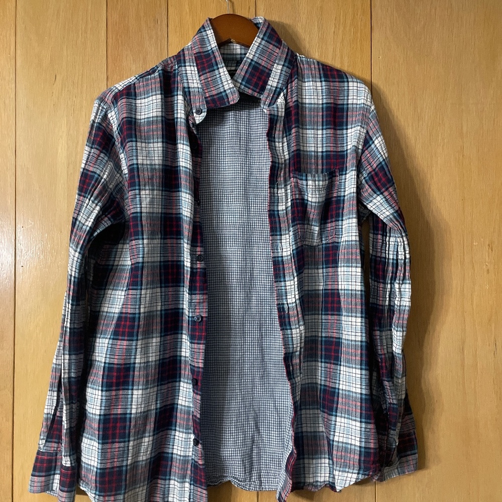 Button up plaid